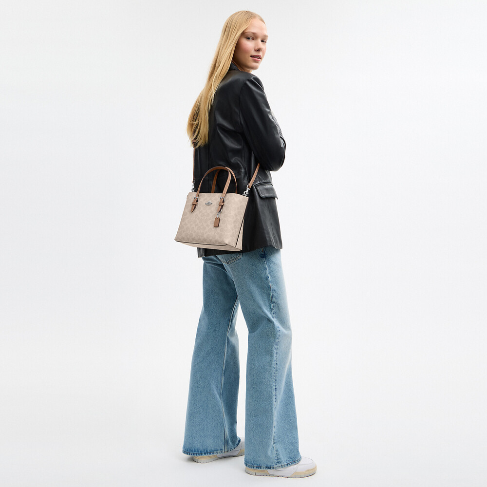 Coach Outlet Mollie Tote Bag 25 In Signature Canvas